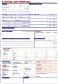 50x Ersthelfer-Protokoll / First-Responder