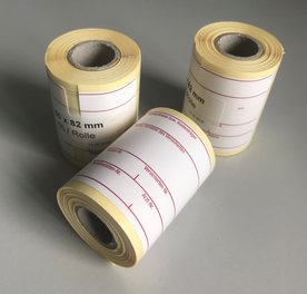 Etiketten für ZEMO Arztbüro / 10 Rollen
