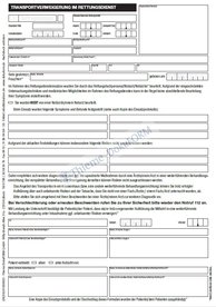 100x Transportverweigerung (Verweigerung durch Patienten)